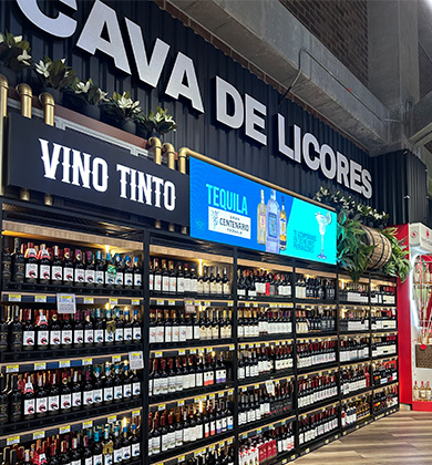 Proyecto ALGAMAR para Supermercados La Vaquita Mobiliario Comercial