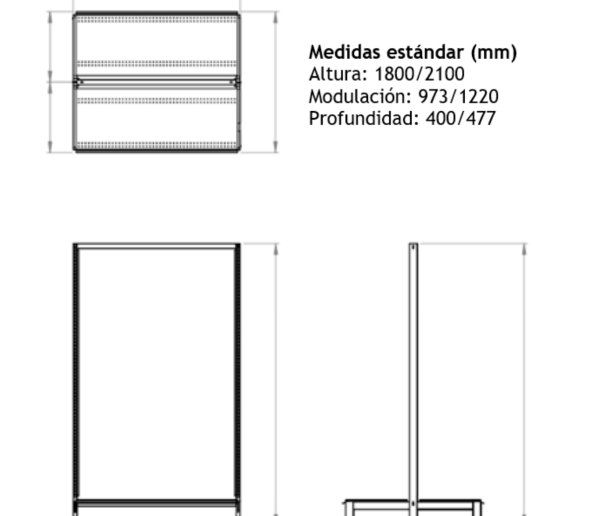 Gondola central estandar 2 ALGAMAR 595x516
