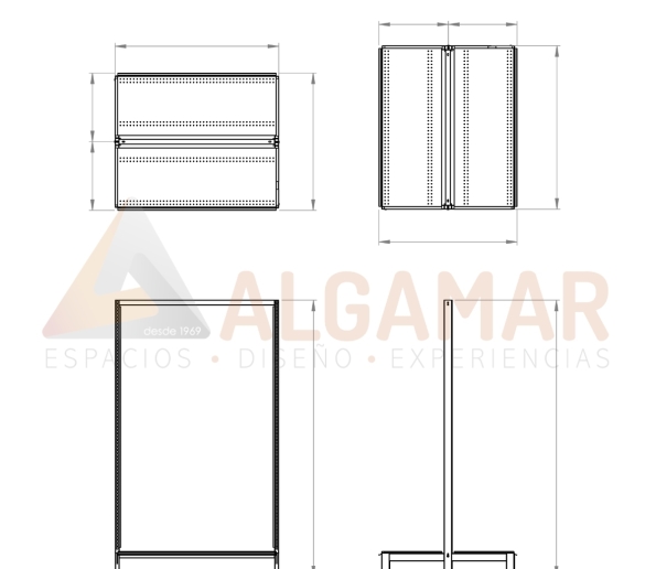 Gondola central estandar 3 ALGAMAR 595x516